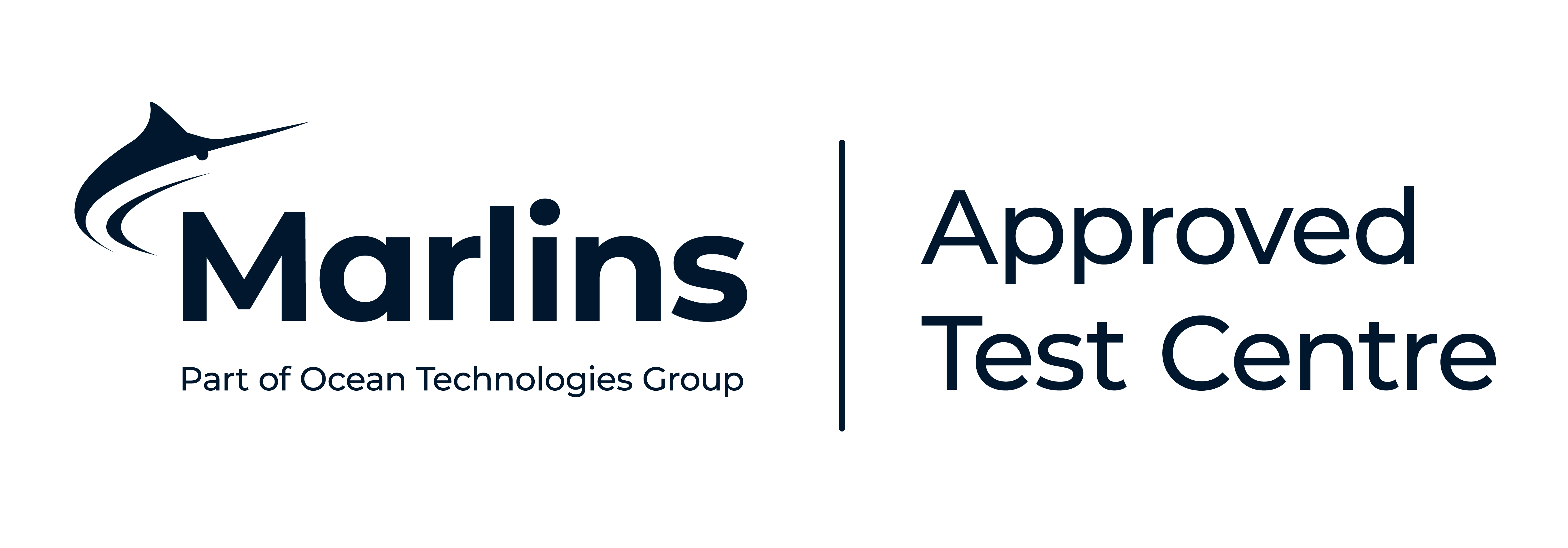 Marlins Approved Test Centre logo